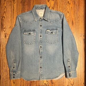 Topo Designs Heavyweight Denim Shirt size L